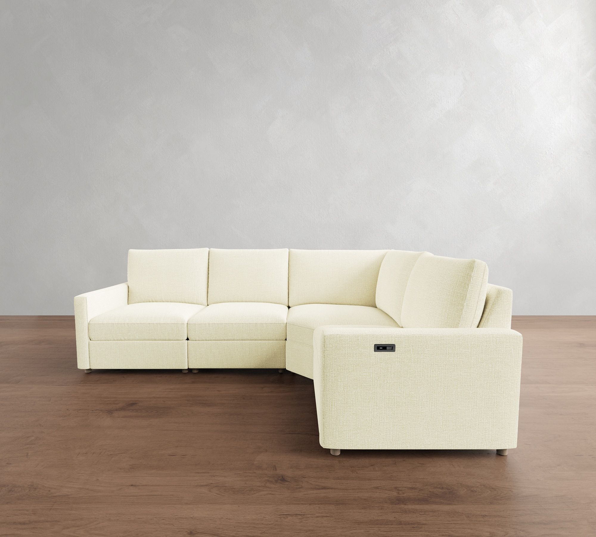 Westwood Slim Arm Power Reclining Reversible Wedge Sectional (116"-128")