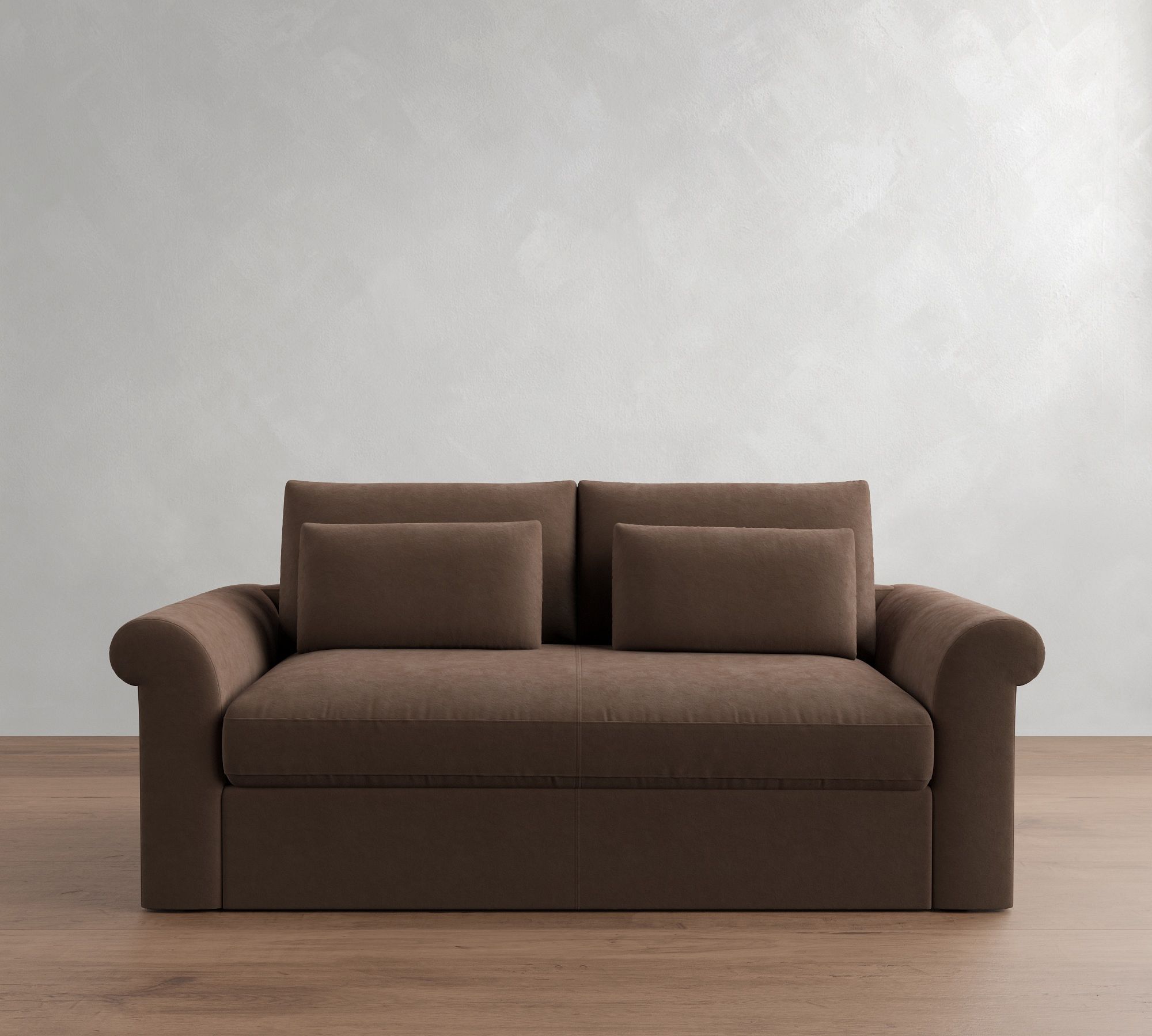 Westwood Roll Arm Deep Seat Leather Sleeper Sofa  (64"&ndash;95") - thumbnail 7