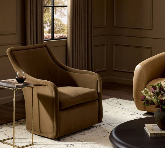 Everly Swivel Chair by Pottery Barn