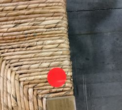 Open Box: Malibu Woven Backless Counter Stool (24.5" h) - Honey