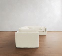 Palmetto Slipcovered 3-Piece Sectional (116")