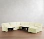 PB Comfort Modern Square Arm Power Reclining L-Shaped Chaise Sectional (151"-165")