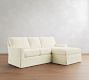 Buchanan Modern Square Arm Slipcovered Chaise Sectional (91")