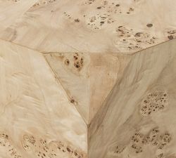 Elaina Geometric End Table (22")