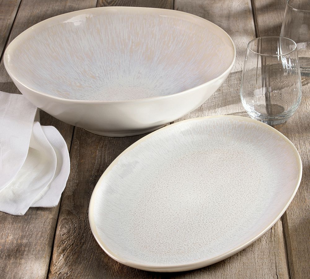Nico Stoneware Reactive Glaze Serving Bowl by Pottery Barn