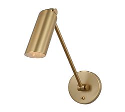 Open Box: Fraser Metal Sconce, Medium 10.5" -  Satin Brass