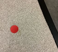 Open Box: Hardy Upholstered Counter Stool - Performance Boucle Oatmeal, Bronze