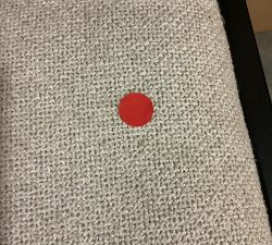 Open Box: Hardy Upholstered Counter Stool - Performance Boucle Oatmeal, Bronze