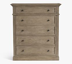 Open Box: Livingston 5-Drawer Tall Dresser, 41.5" - Gray Wash