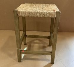 Open Box: Malibu Woven Backless Counter Stool (24.5" h) - Honey