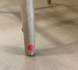 Open Box: Pardy Upholstered Swivel Counter Stool (27") - Washed Natural