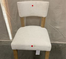 Open Box: Payson Upholstered Dining Chair - Performance Heathered Tweed Ivory, Seadrift Legs