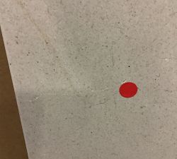 Open Box: Presidio Grand Console Table (64") - Crema Marfil, Antique Bronze.