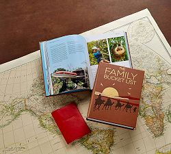 The Family Bucket List Leather-Bound Book