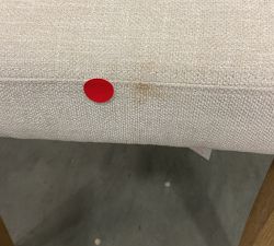 Open Box: Payson Upholstered Dining Chair - Performance Heathered Tweed Ivory, Seadrift Legs