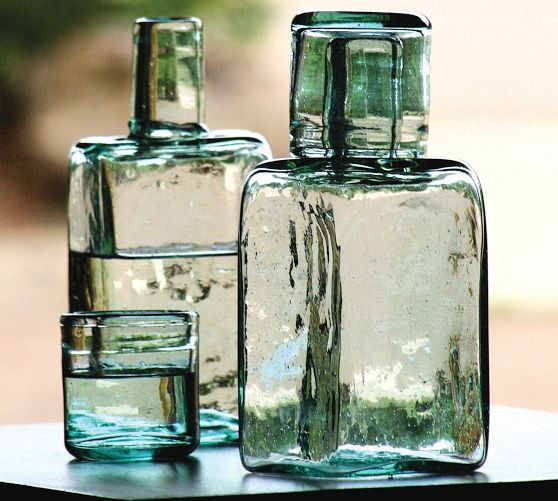 Handcrafted Tierra Water Carafe and Glass Set