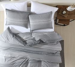 Maxime 3-Piece Striped Cotton Comforter &amp; Shams Set