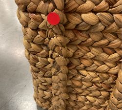 Open Box: Beachcomber Handwoven Oversized Lidded Basket - Natural