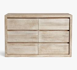 Open Box: Cayman 6-Drawer Dresser (52") - Biscotti