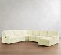 PB Comfort Modern Square Arm Power Reclining L-Shaped Chaise Sectional (151"-165")