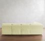 PB Comfort Modern Square Arm Power Reclining L-Shaped Chaise Sectional (151"-165")