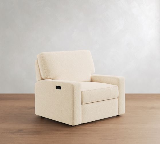 PB Comfort Square Arm Power Recliner by Pottery Barn