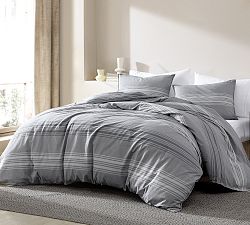 Maxime 3-Piece Striped Cotton Comforter &amp; Shams Set