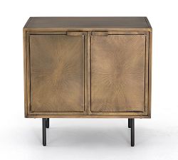 Argonaut Metal Cabinet Nightstand (25")