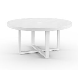 Canva Metal Round Outdoor Dining Table (60")