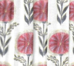 Maison Maison Pleated Block Print Shades