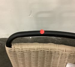 Open Box: Tulum All-Weather Wicker Stacking Outdoor Dining Chair - Natural