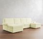 PB Comfort Modern Roll Arm Power Reclining Double Chaise Sectional (150"-178")