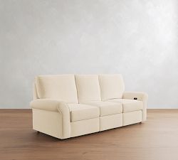 PB Comfort Roll Arm Power Reclining Sofa (93")