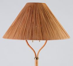 Dayna Rattan Floor Lamp (60")