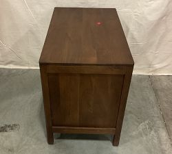 Open Box: Dolores Cane 3-Drawer Nightstand, 32" - Brown Wash