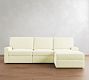 PB Comfort Modern Square Arm Power Reclining Chaise Sectional (111"-125")