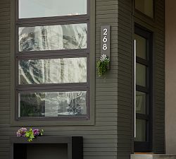 Post &amp; Porch Standing Tall Address Planters
