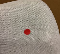 Open Box: Layton Upholstered Swivel Counter Stool (25.5") - Performance Heathered Basketweave Alabaster, Seadrift Legs