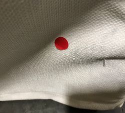 Open Box: York Slipcovered Dining Armchair - Performance Slub Weave White