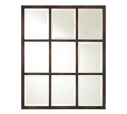 Open Box: Eagan Rectangle Multipanel Wall Mirror, Small (28"W x 33"H) - Bronze