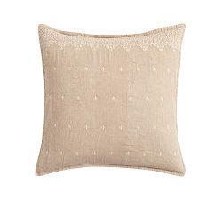 Open Box: Deepika Padukone Embroidered Sham, Euro - Neutral