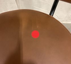 Open Box: Maison Leather Swivel Stool, Bar Stool, 31" - Signature Maple