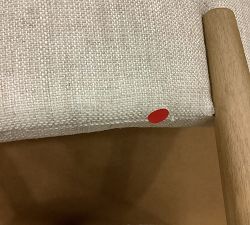 Open Box: Pardy Upholstered Swivel Counter Stool - Washed Natural