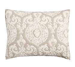 Open Box: Deepika Padukone Handcrafted Quilted Sham, Standard - Neutral