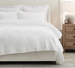 Wave Matelasse Coverlet &amp; Shams