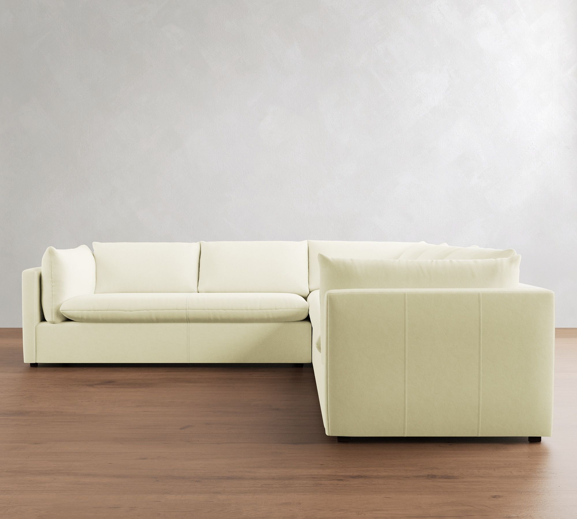 Palmetto Leather 2-Piece L-Shaped Sectional (117") - thumbnail 3
