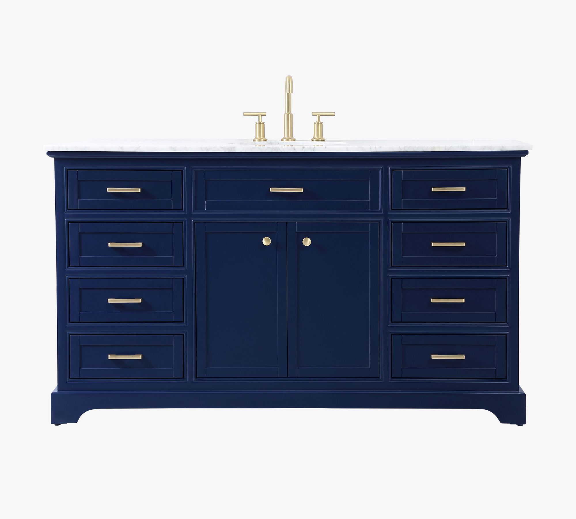 Warner 60" Single Sink Vanity - thumbnail 4