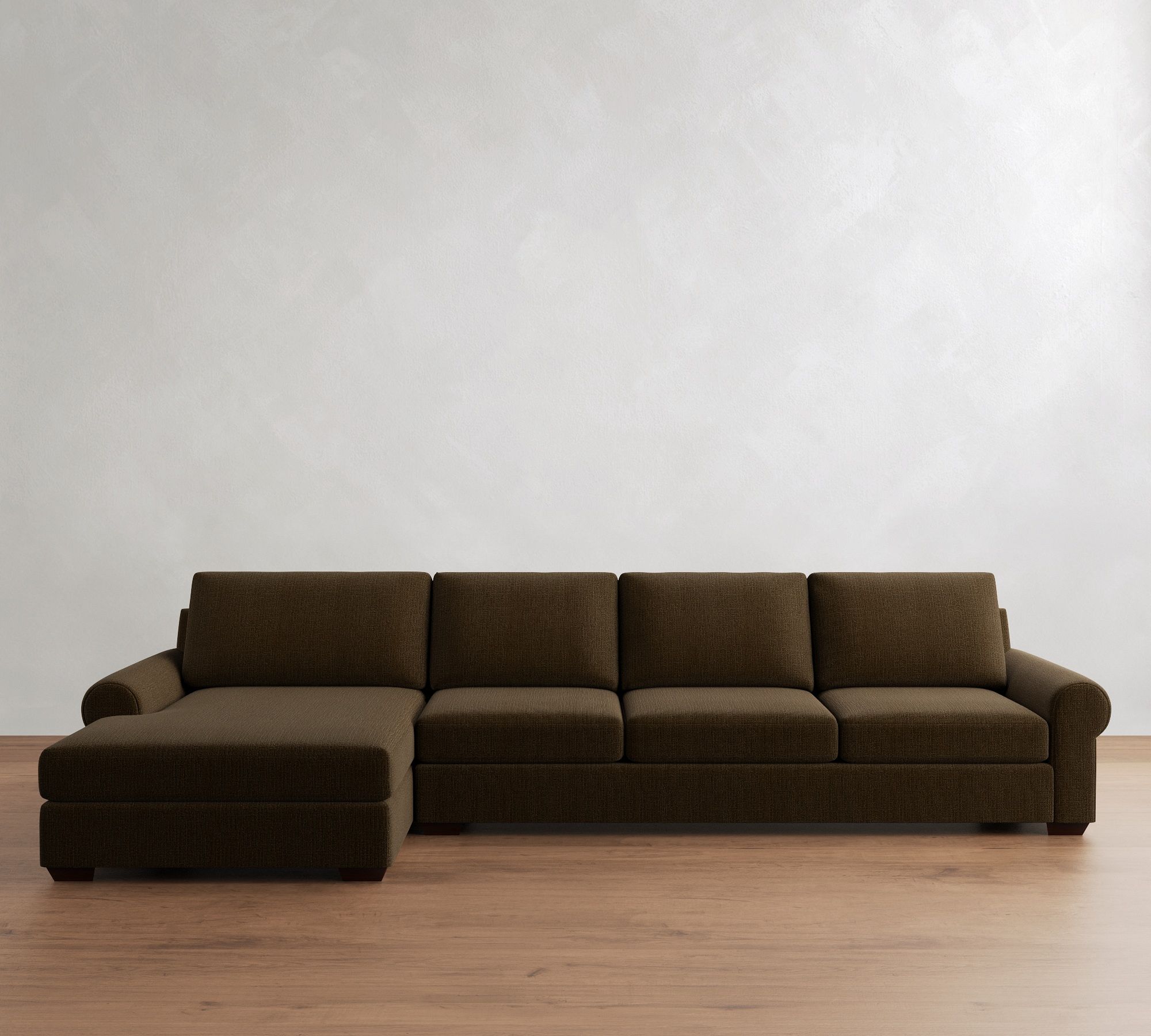 Big Sur Roll Arm Chaise Sectional (115"&ndash;157") - thumbnail 6
