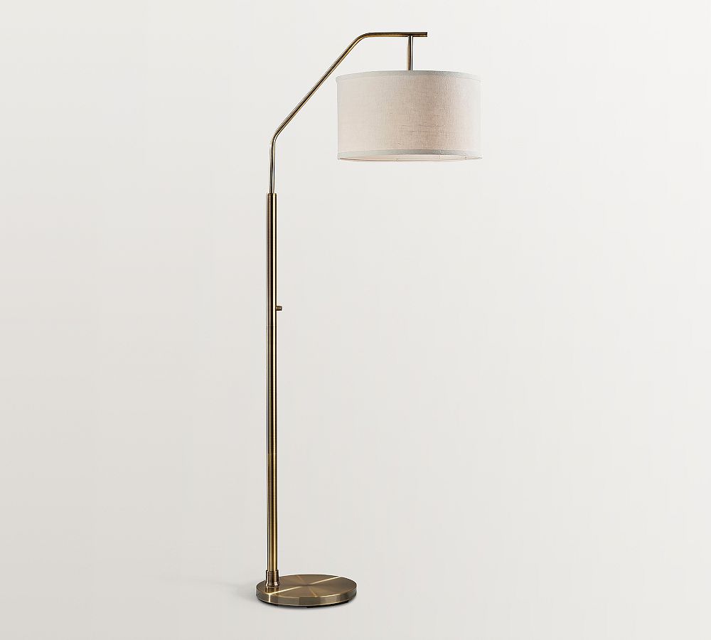 Payton Metal Floor Lamp (65") - Antique Brass
