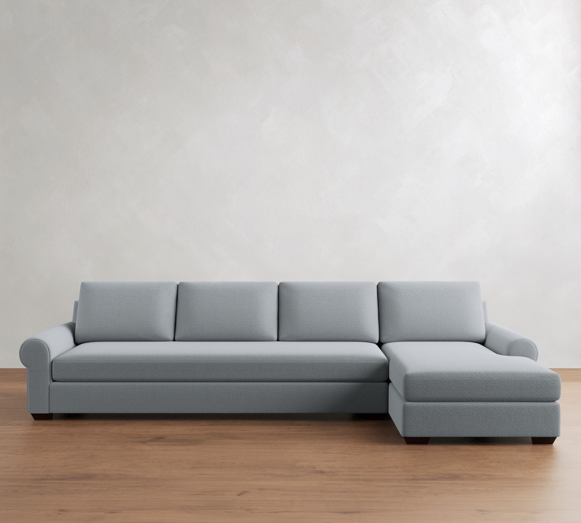 Big Sur Roll Arm Chaise Sectional (115"&ndash;157") - thumbnail 7